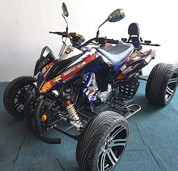 SIBERIAN BEAST 250cc Loncin Engine Water Cooled, 4-Speed Manual With Reverse, Aluminum Rims