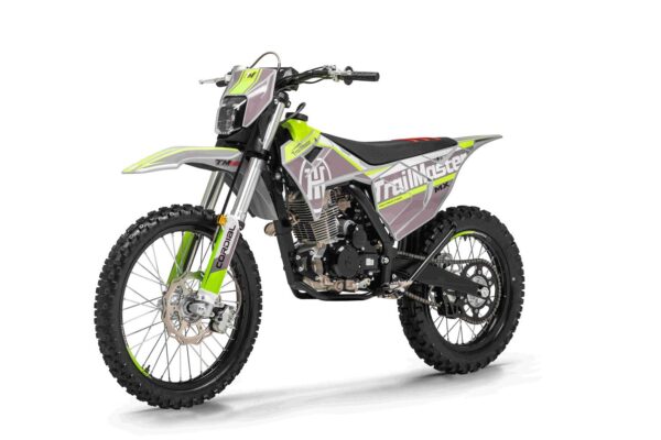 Trailmaster JHL MX250 Dirt Bike, 223cc Engine, 5-Speed Manual Transmission, 4-Stroke, Single Cylinder, Electric & Kick Start