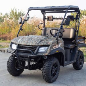 Vitacci CROSS LAND 200 EFI UTV, 4-Stroke, Air & Oil-Cooled Engine with Balance Shaft, Folding Windshield & Dump Bed